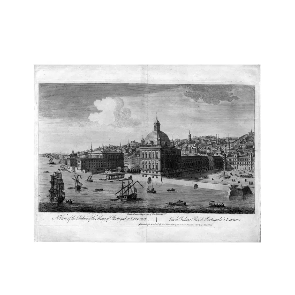 Gravura Vista de Lisboa Nº 16