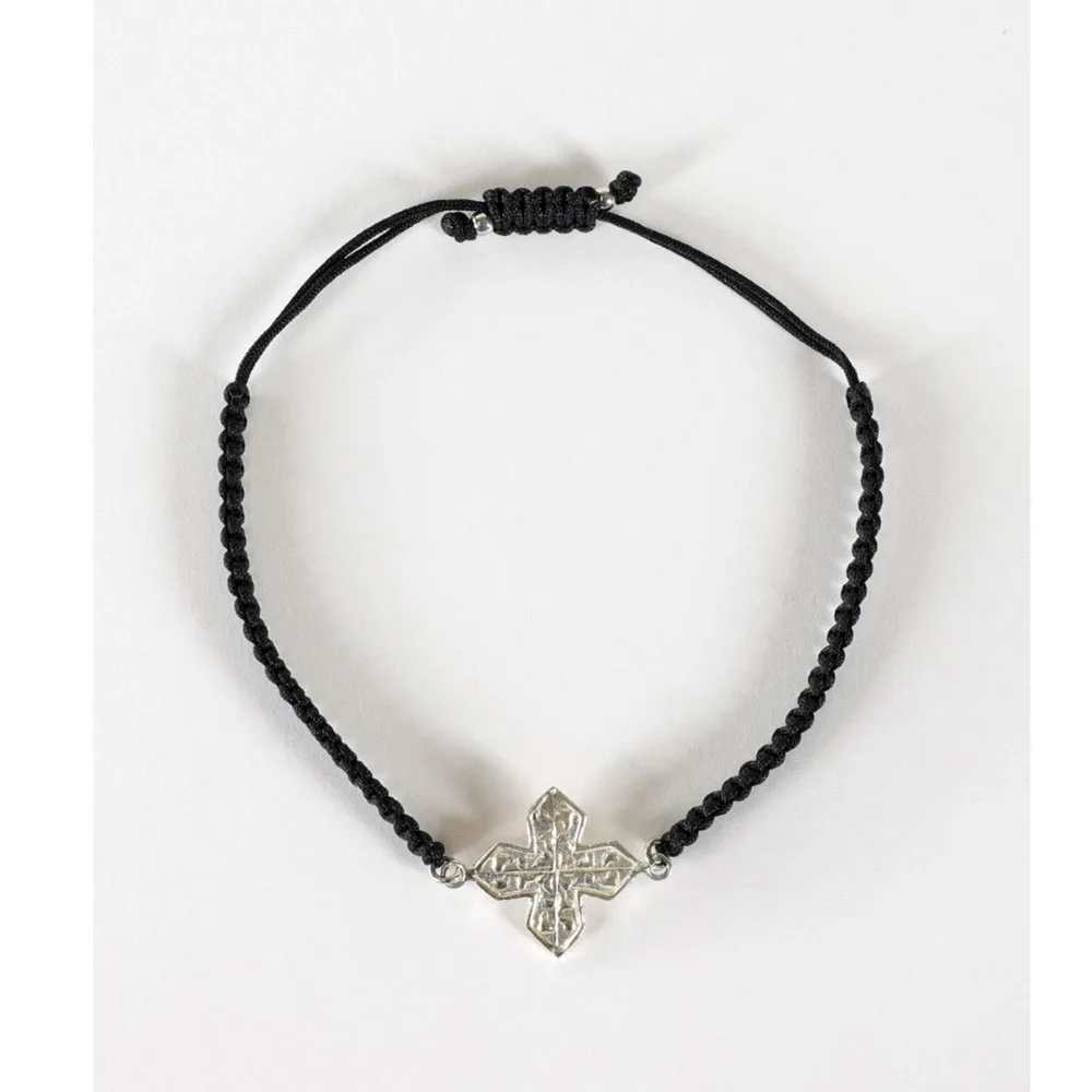Pulseira Prata Cruz