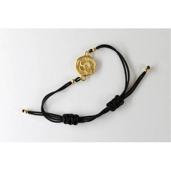 Pulseira Prata Dourada Capitel 